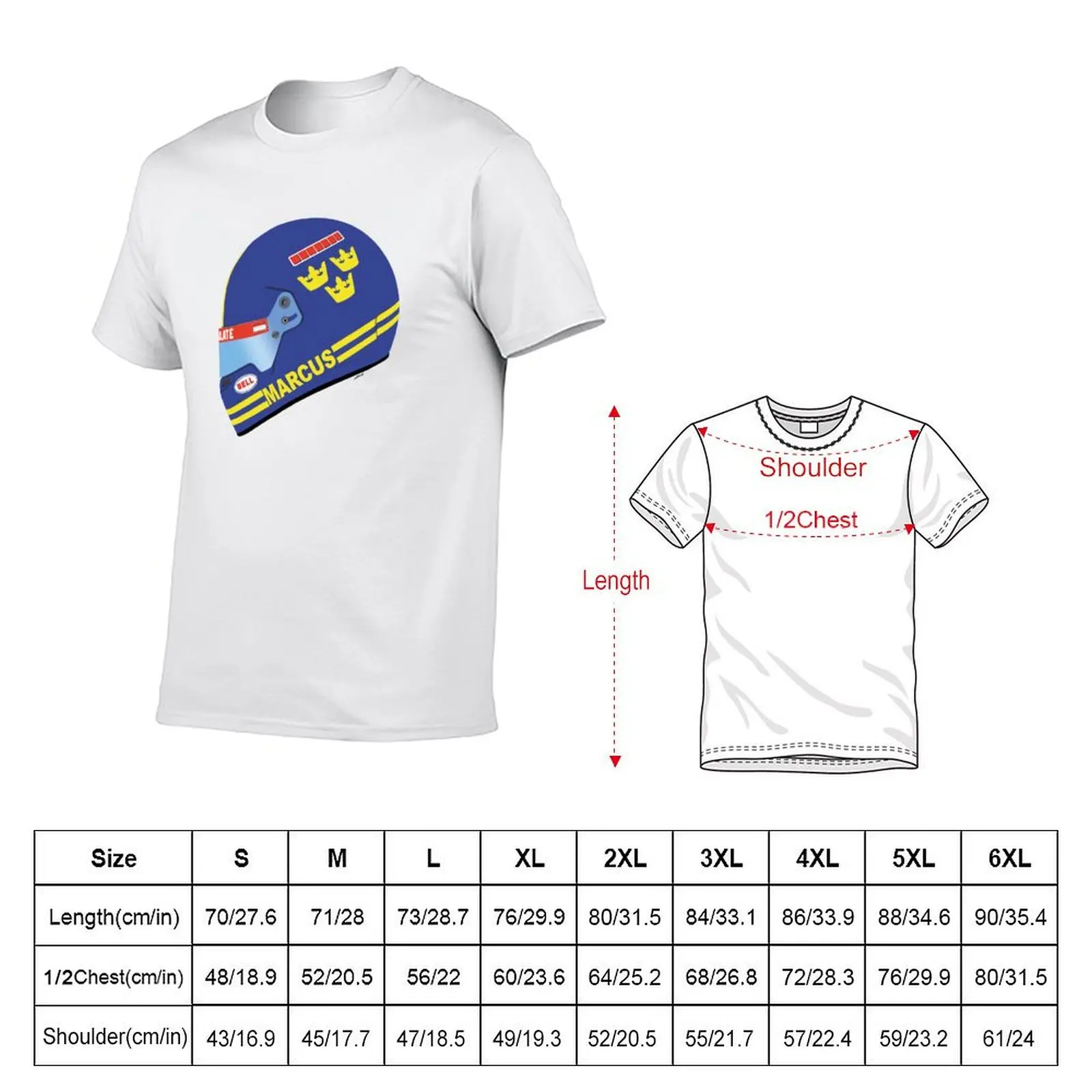 The Sneaky Swede Marcus Ericsson Indy 500 T-Shirt Summer Casual Loose T-Shirt