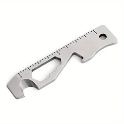10 In 1 Keychain Multi-tool EDC Multi-tool Pry Bar, Bottle Opener Screwdriver, Box Opener, Rope Cutter And More TSA Key Tool EDC