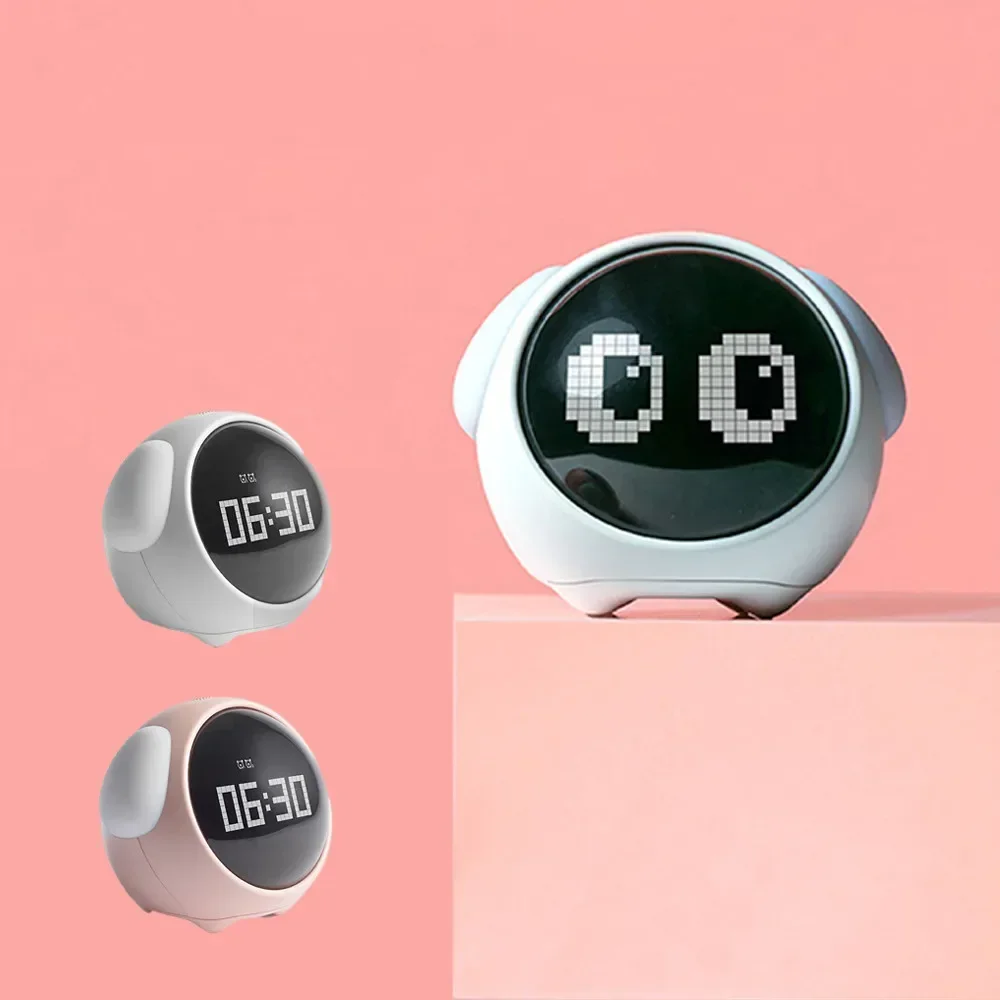 Bedside children's night wake-up light multifunctional alarm clock for children