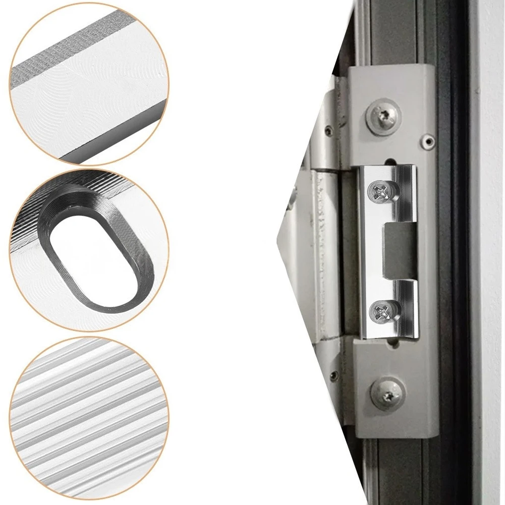 

Металлическая регулируемая ответная планка для стандартного дверного замка, межцентровое расстояние 32 мм, 46x14x9 мм, из алюминиевого сплава