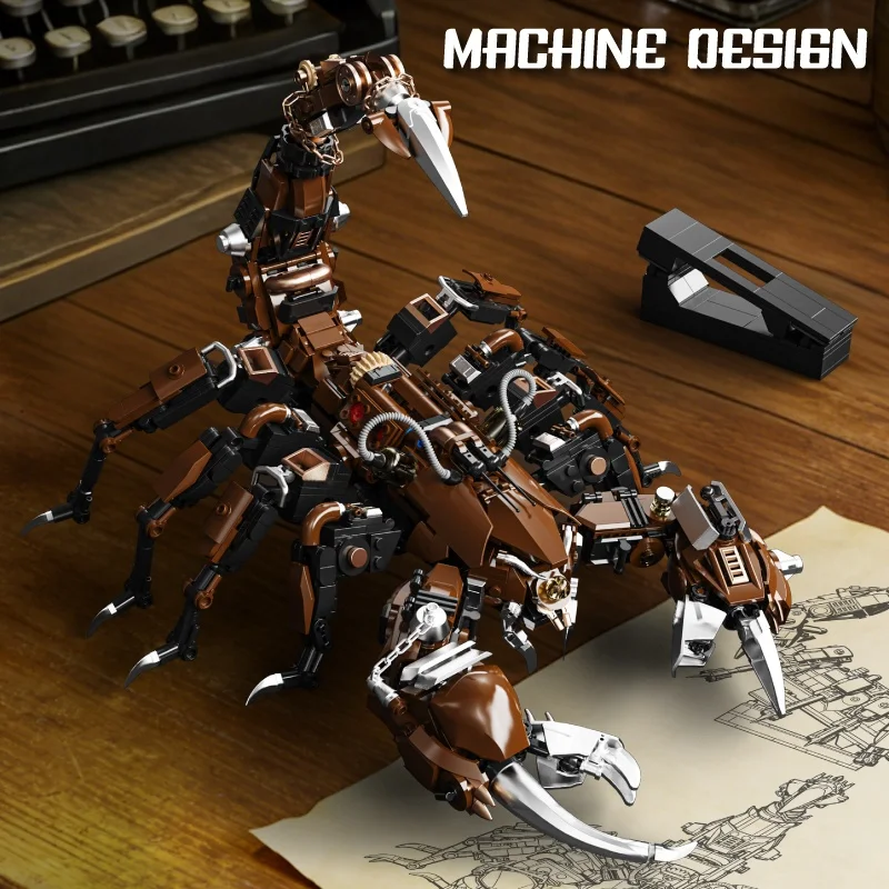 

Механический конструктор-скорпион: модель Technic с подвижными соединениями, игрушка для самостоятельной сборки, подарок для мальчиков и взрослых на День рождения и Рождество