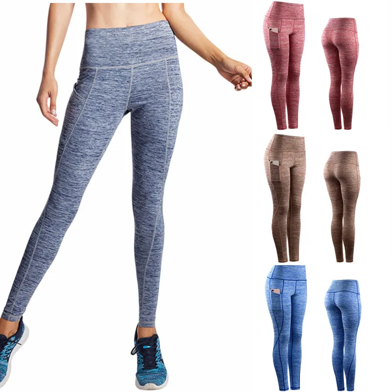 

Women's Pro Yoga Long Pants Gym Training Tight Fitness Clothes Cycling Running Trousers S M L Sportswear Leggings M L XL 2XL 3XL