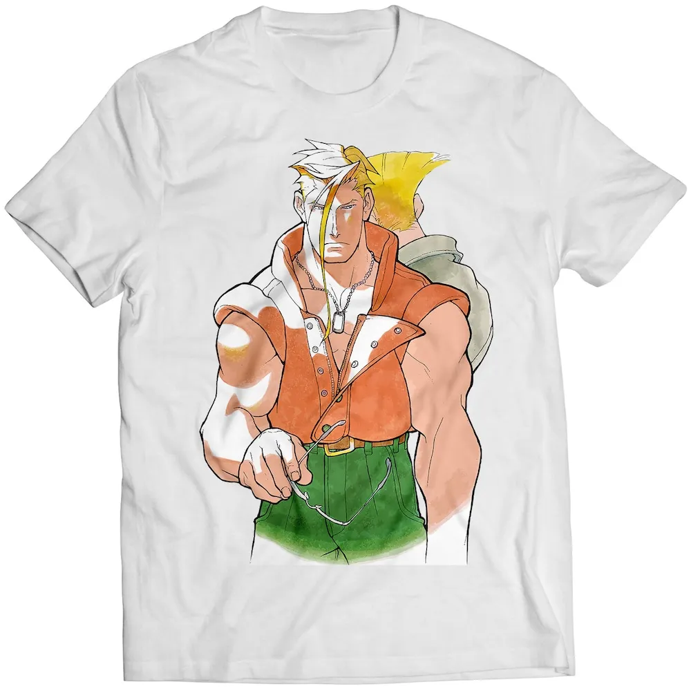 Rare Charlie Nash Guile Premium T Shirt Vectorized Design