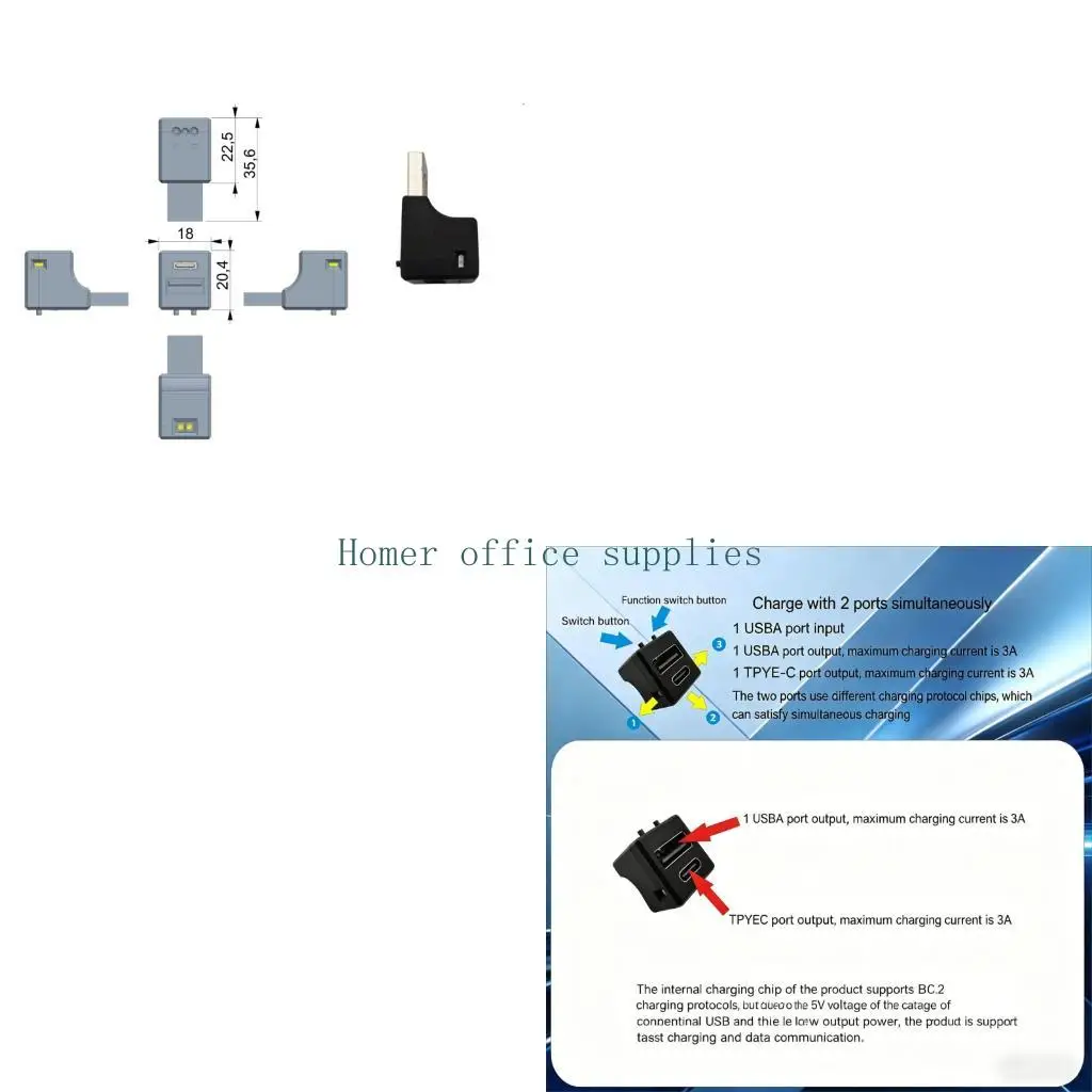 K43B Small Form USB Light Adjuster Design For Laptop And Display arrange