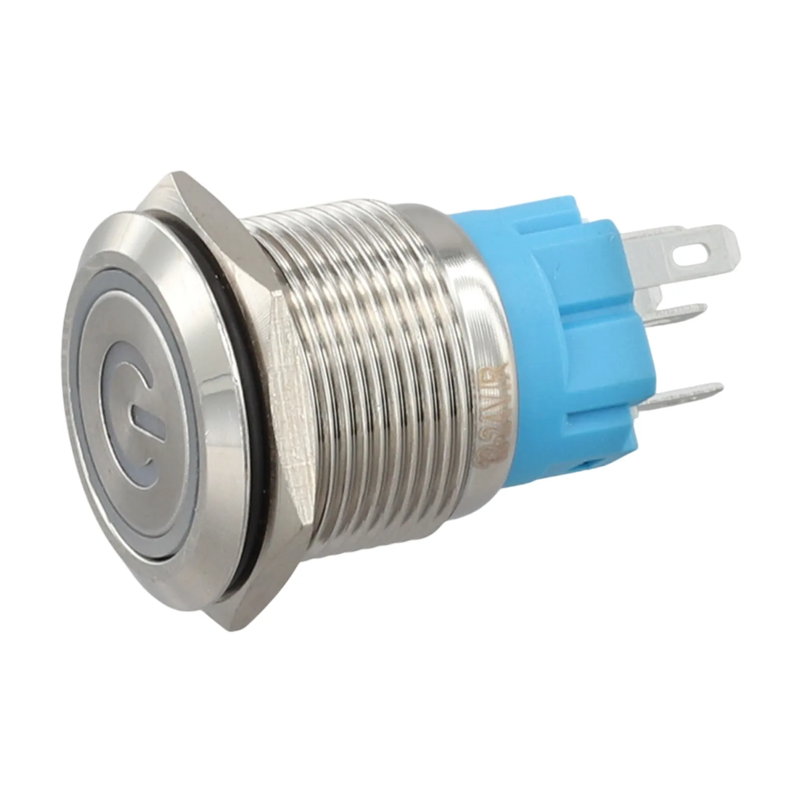 Yellow Light Momentary Button Switch 12-24V Momentary Push Button Compact Push Button IP66 Push Button Versatile Application