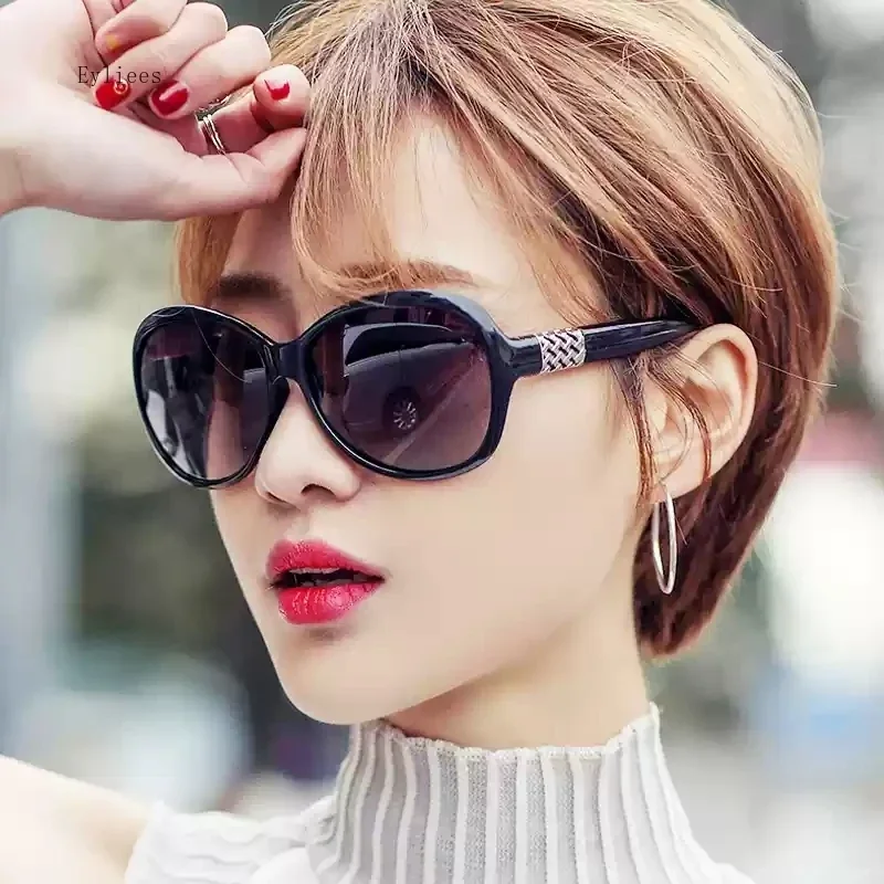 

Vintage Round Sunglasses Woman Retro Brand Designer Classic Sun Glasses Fashion Big Frame Gradient Ladies Oculos De Sol