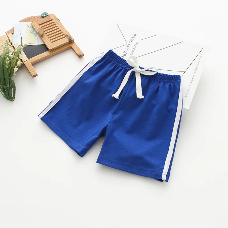 Yellow Cotton Shorts for Children 2 to 4 6 8 10 12 14 Years Boys Loose Casual Pants Girls Candy Color Shorts Baby Toddler Shorts