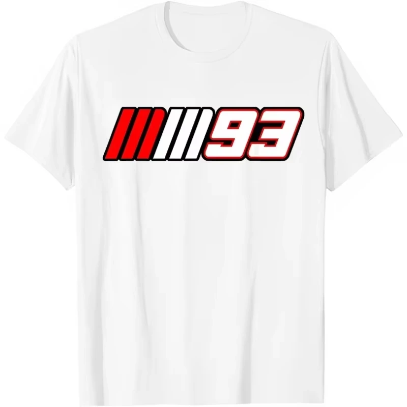 Nouvelle Moto de Course d'Été 2026 T-shirt imprimé graphique 93, mode, loisirs, sport, grande taille, respirant