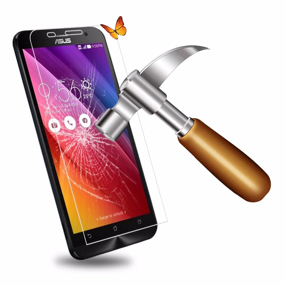 Para zenfone zb500kl vidro temperado para asus zenfone go zb500kl protetor de tela à prova de explosão guarda filme caso frontal guarda