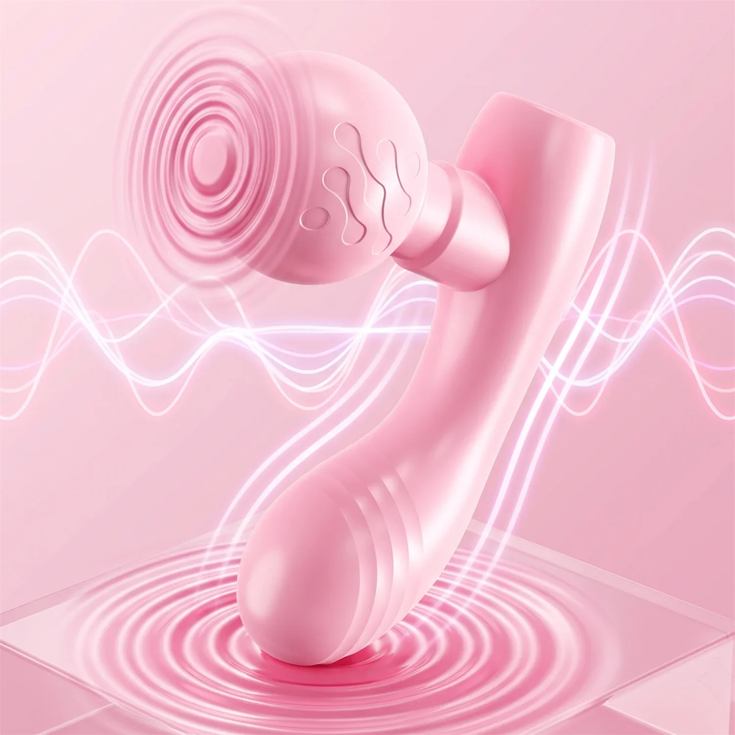 Dual-Head Dual-Motor MINI Massager | Rechargeable Portable Muscle Relaxation Massager & Vibrator for Women
