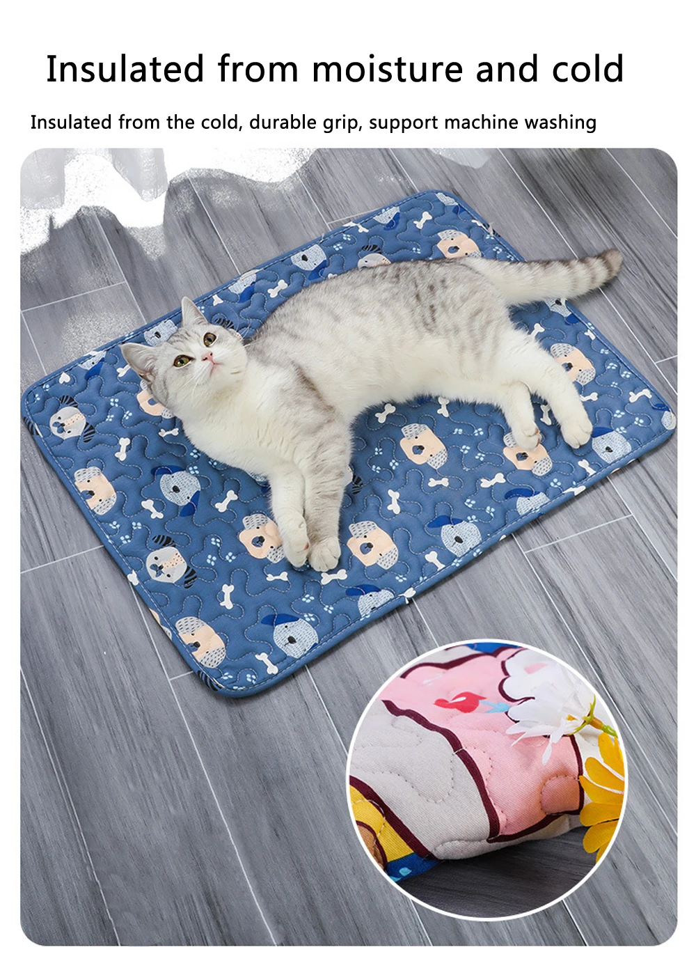 Moisture Proof Pet Dog Floor Mat Sofa Cushion Skin Friendly Cat Sleeping Mat Breathable Pet Bed Mat