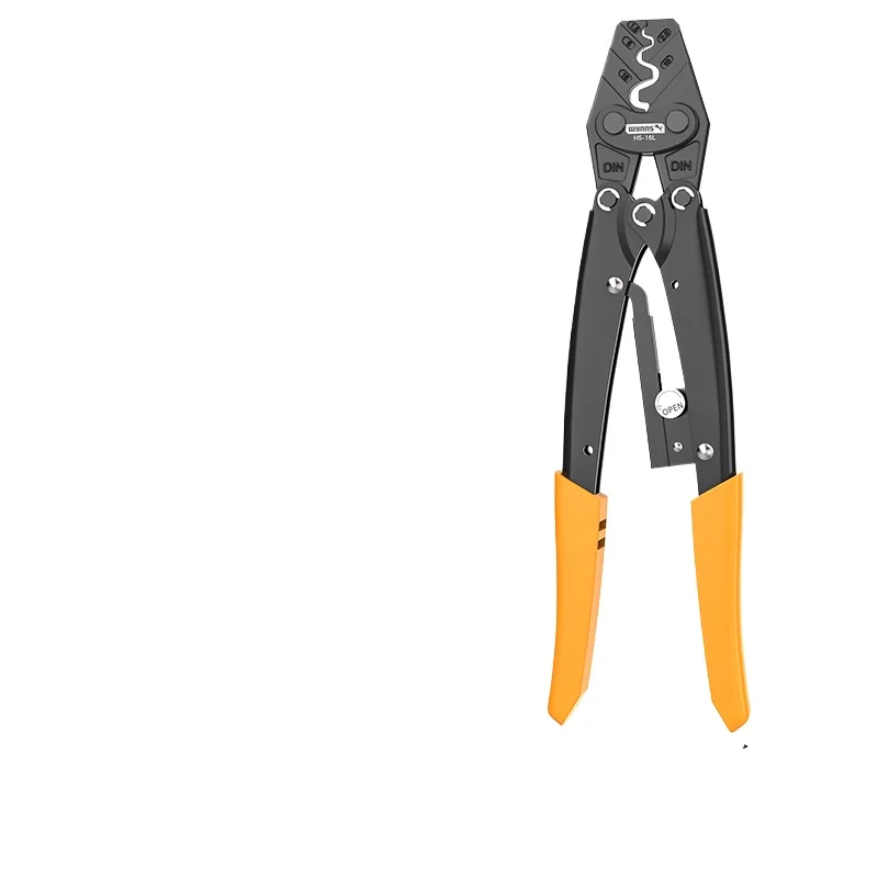 

*Crimping pliers labor-saving ratchet cold-pressed terminal pliers bare terminal copper nose electrician wiring crimping pliers