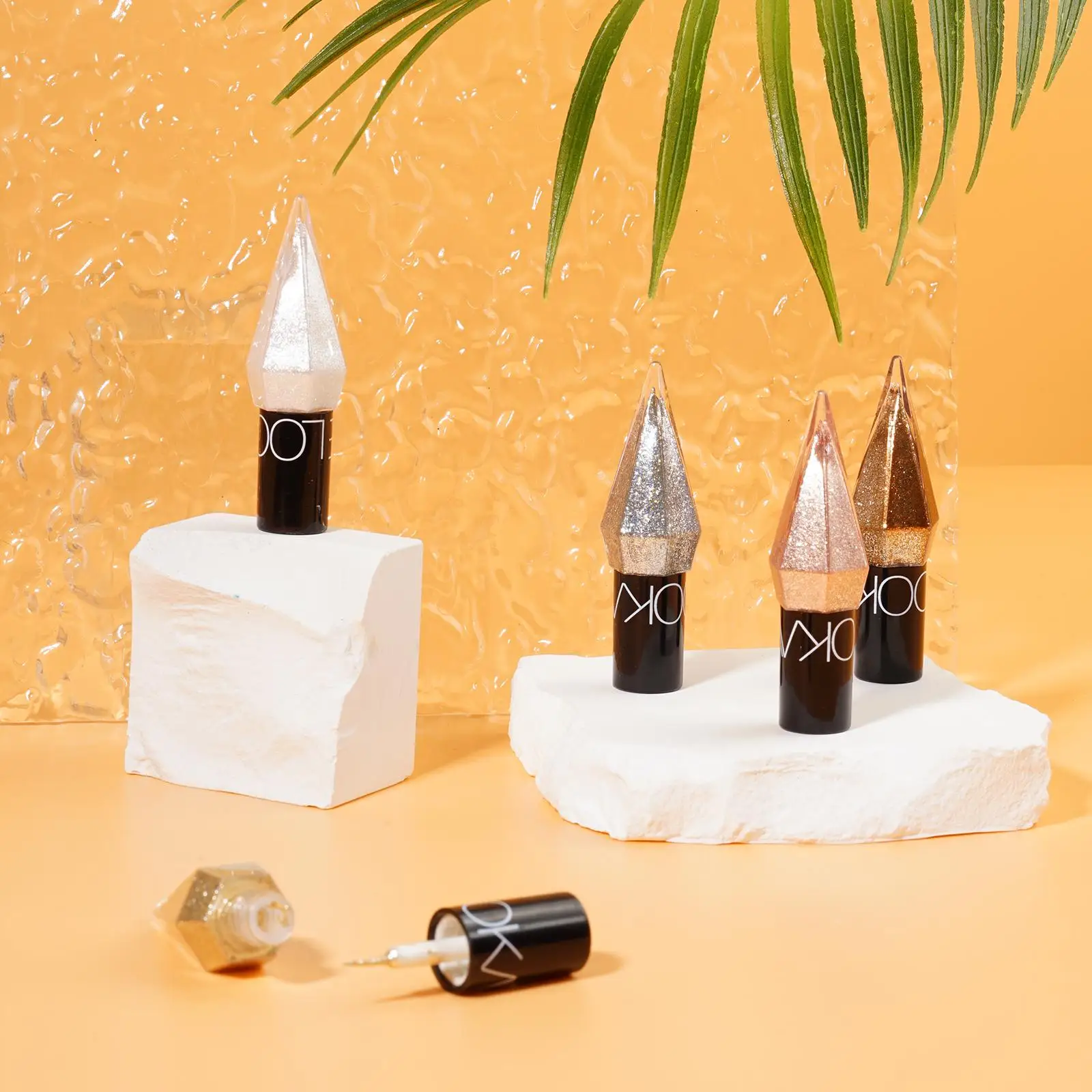 2025 NEW 9-Color Diamond Shiny Eye Shadow Eyeliner Pen Pearl Light Color Fast Drying Waterproof Eyeliner Liquid