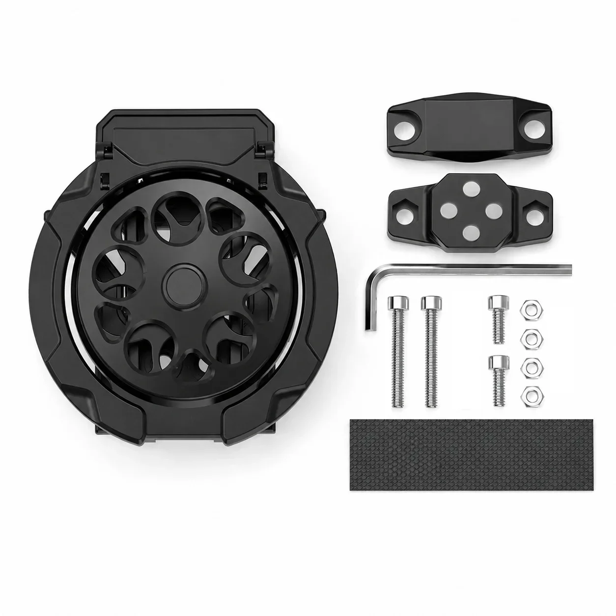 Sturdy Anti-Shake Water Bottle Mount with Folding Design, Motorcycle Cup Holder for Scooter, E-Bike and Road Bike Cycling Use