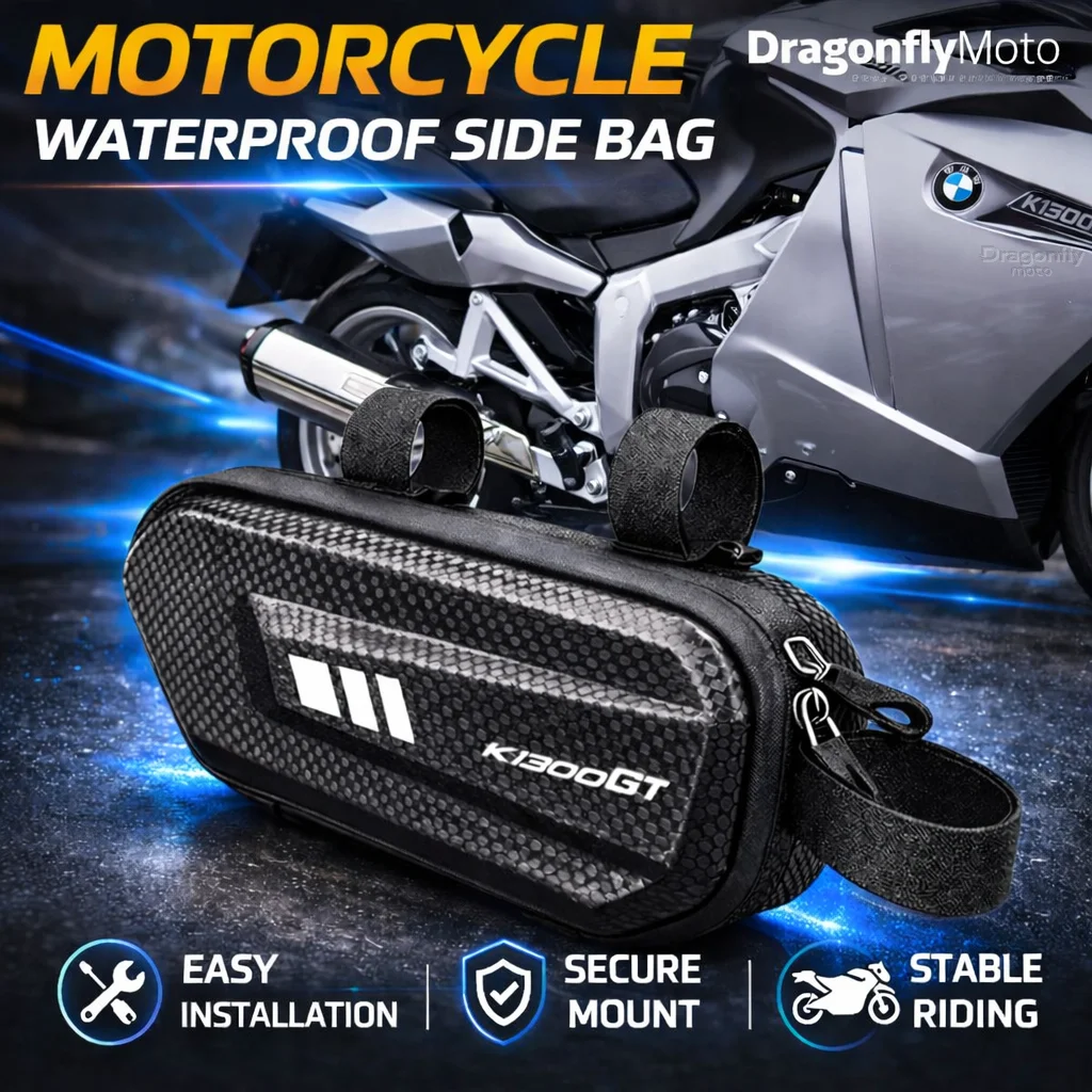 

Большая вместительная боковая сумка для мотоцикла BMW K1300GT K1300 K 1300 GT 2009 2010 2011 2012, водонепроницаемая многофункциональная сумка для хранения вещей