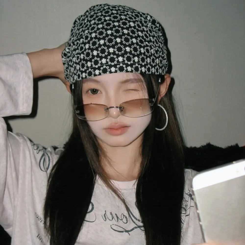 

Элегантные пуловеры с принтом Y2k в стиле панк, шапки с принтом в корейском стиле, винтажная женская шапка-тюрбан в стиле хип-хоп, уличная шапка