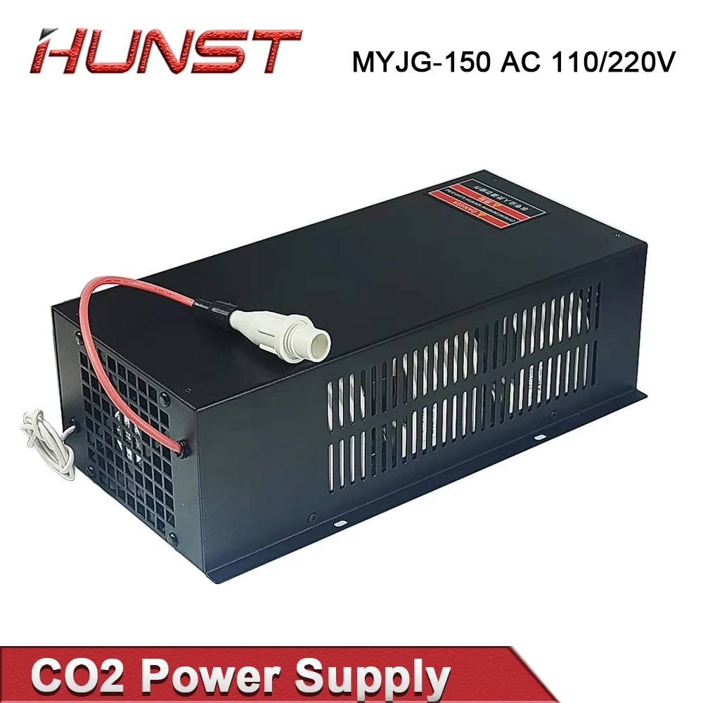 HUNST CO2 Laser Power Supply MYJG-150W Supports 100W/120W/130W /150W CO2 Engraving Machine Laser Tubes.