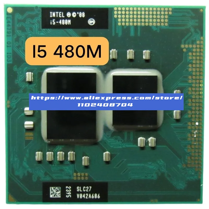 Intel Core I5 480m cpu 3M/2.66GHz/2933 MHz/dual core laptop processor I5-480M i5 480m compatible HM57 HM55