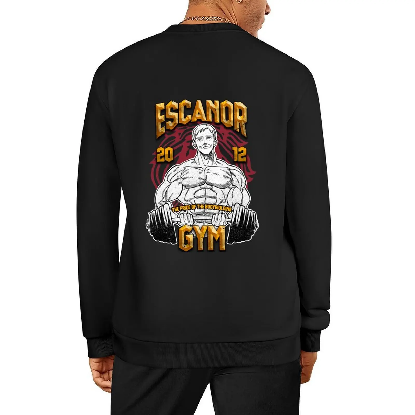 

Escanor Gym Pullover men wear aesthetic clothing men's clothing men's winter sweater sweatshirt male