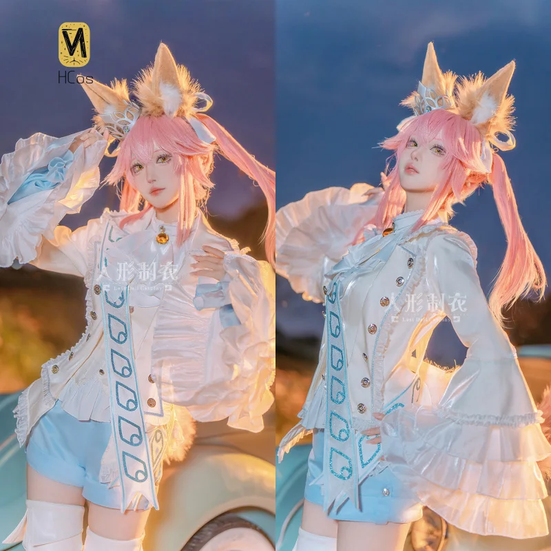 

Fate/Grand Order Tamamo no Mae Cosplay Costume Role Play Women Girls Sexy Elegant Halloween Party Suit Full Set HCos
