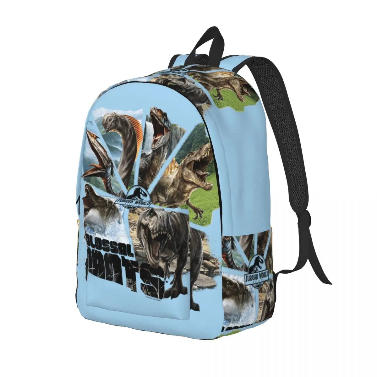 Jurassic World Rebirth Colossal Giants Herd Backpack Kawaii Backpacks Teen Trekking Pattern High School Bags Designer Rucksack