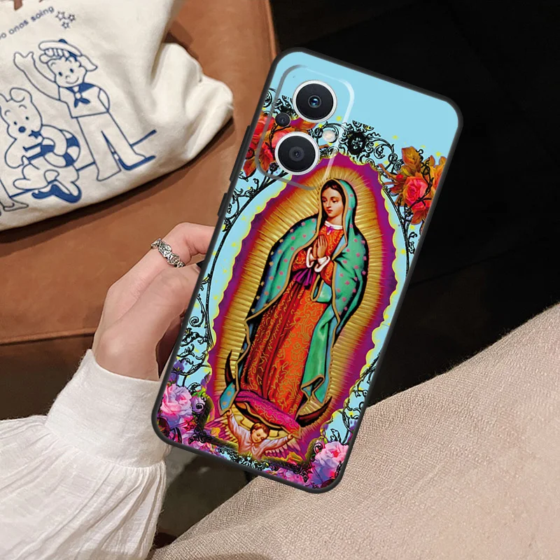 Virgen de Guadalupe Cover Phone Case For OPPO Reno 7 6 8 Lite 4 5 Z 2Z 8T OPPO Find X6 Pro X2 X3 Neo X5 Lite