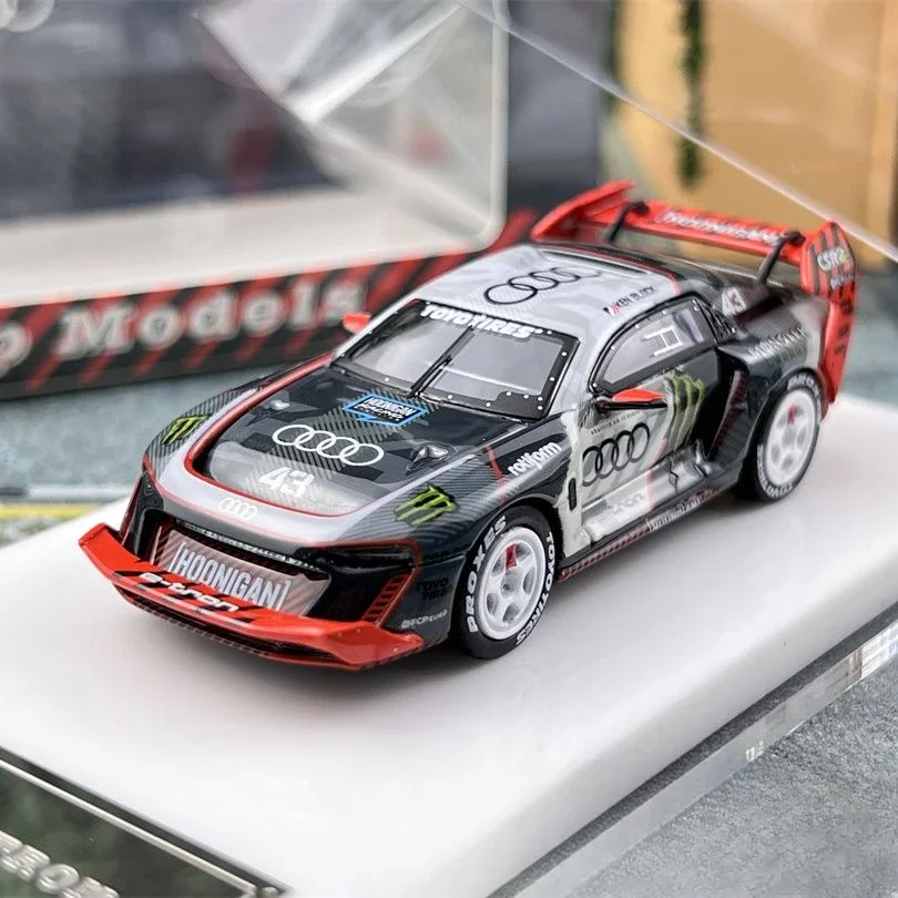 1:64 Audi S1 Hoonitron Brick Tertiary Drift Dashen Alloy Car Model