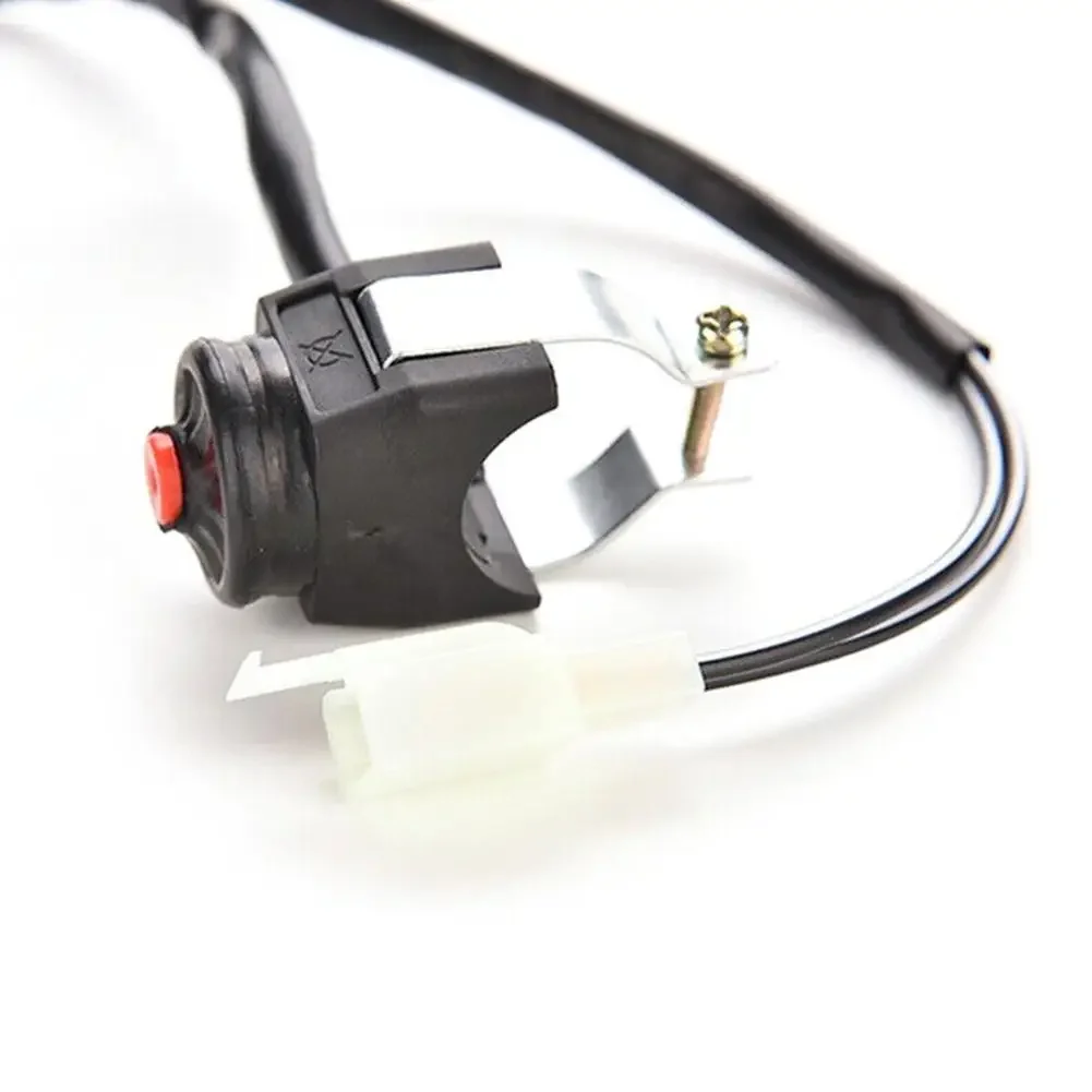 Motorcycle Kill Switch Red Push Button Horn Starter Dirt Bike ATV UTV Dual Sport  For 22mm (7/8") Bars Off Road Motorcycle New image 4