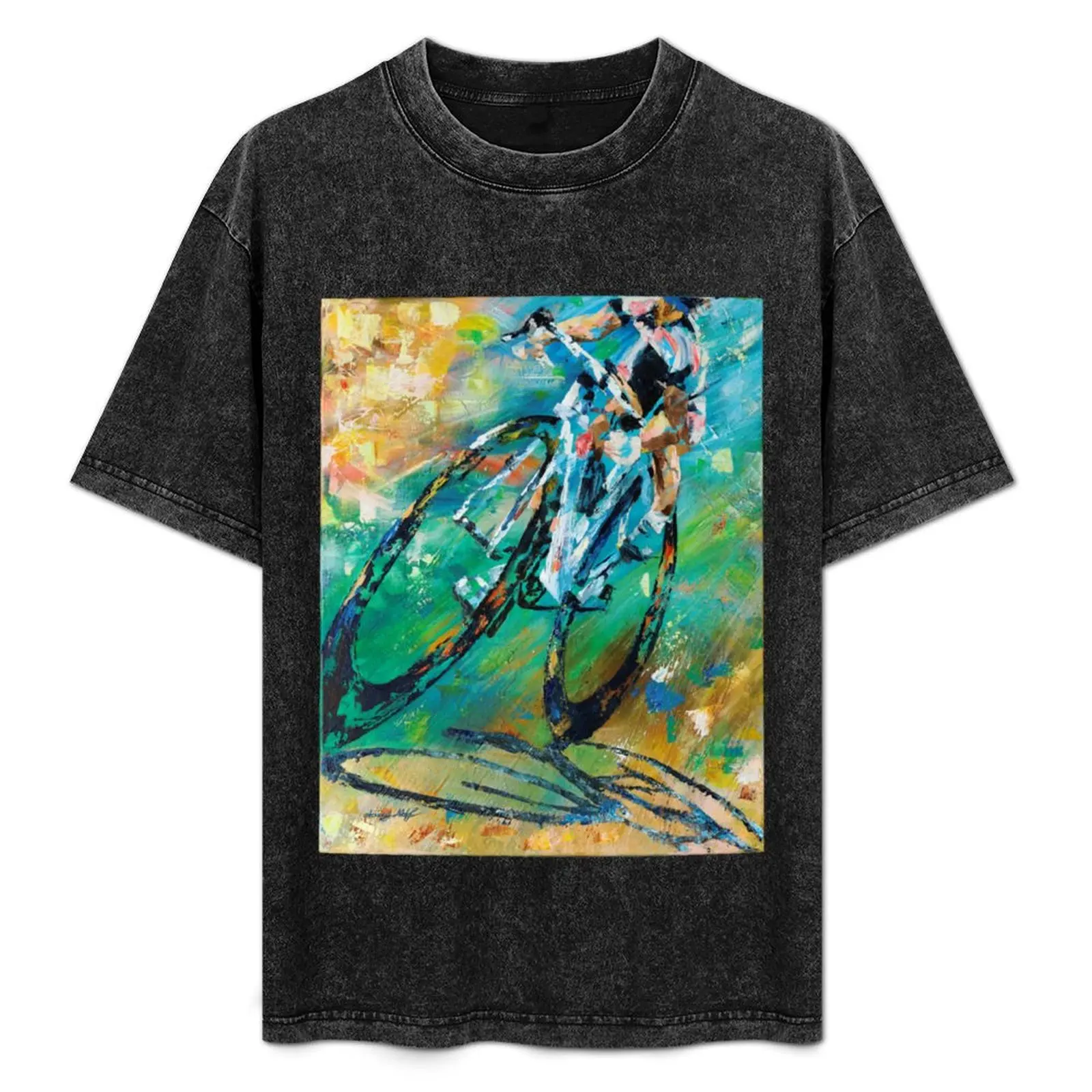 

Stamina - Biker Triathlete by Daisy T-Shirt Classic Basic Casual T-Shirt