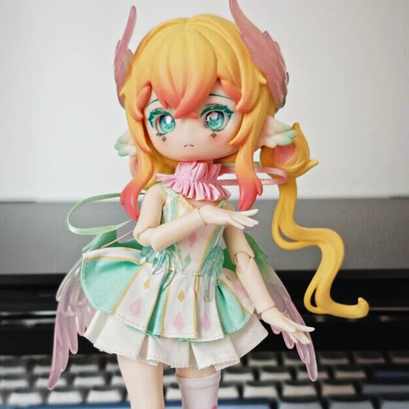 Lulu Blind Box Symfonisch Gedicht Serie Beweegbare Kawaii Model Bjd Pop Anime Action Figura Periferie Desktop Decoratie Verjaardag Gif