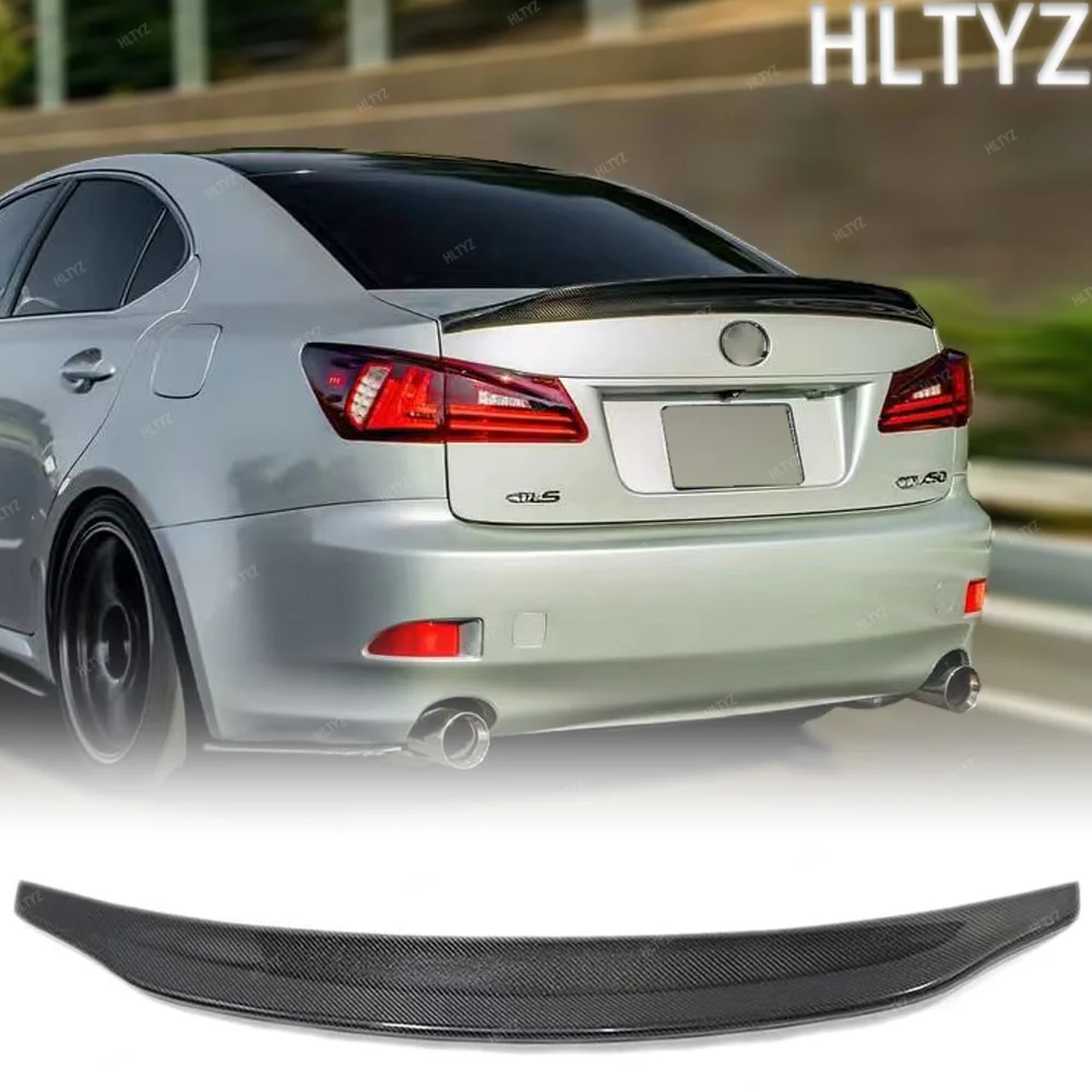 

Задний аэродинамический спойлер для Lexus IS250/IS350 2006-2012 годов выпуска, высококачественный ABS/имитация карбона/карбоновое волокно, в стиле HK.