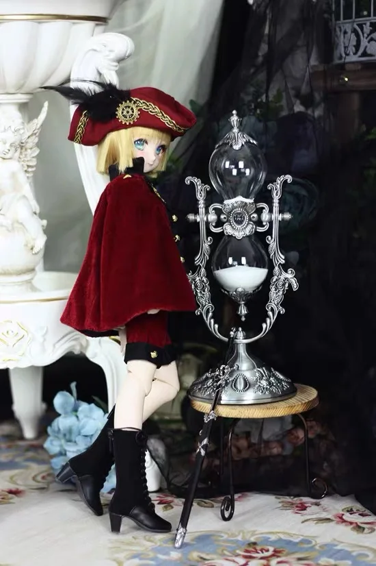 Fashion doll clothes custom 1/4 BJD clothing set hat pant skirt tops tie and waist belt free shipping