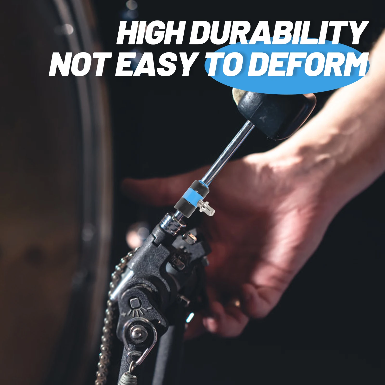 

Adjustable Drum Beater Kick Pedal Metal Head Alloy Shaft Weight Adjustment For Kick Drum Percussion Parts Accessories