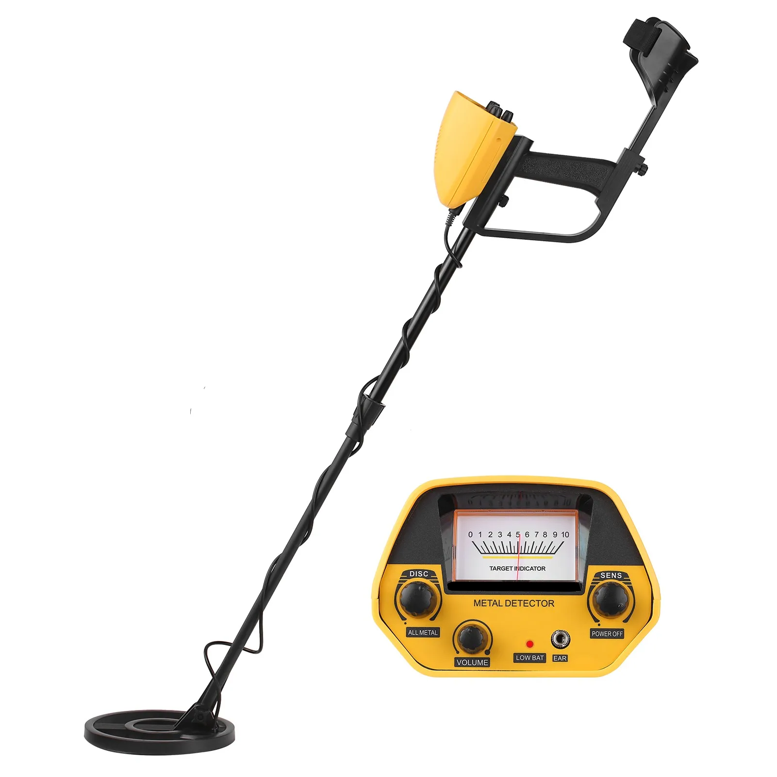 

High Sensitivity Gold Metal Detector with 200mm Water Proof Coil for Kids Adults MD-4030 Upgrade