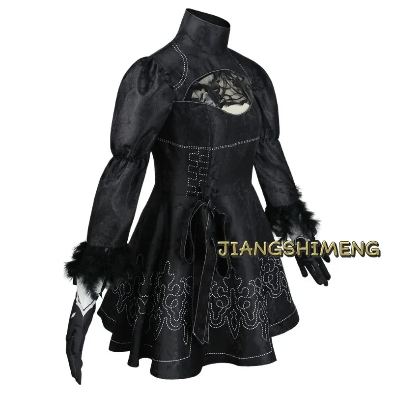 Nier Automata Cosplay Costume Yorha 2B Sexy Outfit Games Suit Women Role Play Costumes Girls Halloween Party Fancy Dress Party