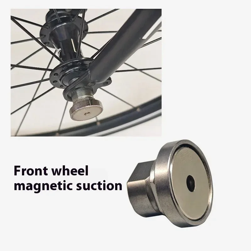 

ApplicableOYAMAOyamaCR16AXCoolFBIFolding Bike Front and Rear Magnet Magnetic Attraction Iron Stone Bicycle Accessories