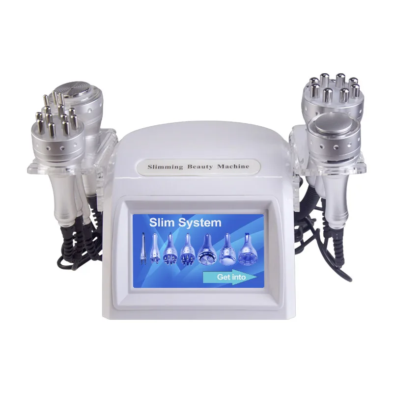 

7 in 1 Ultrasonic Cavitation 40K Fat Apparatus RF Radio Frequency Importing Device Frozen Ice Hammer Slimming Machine