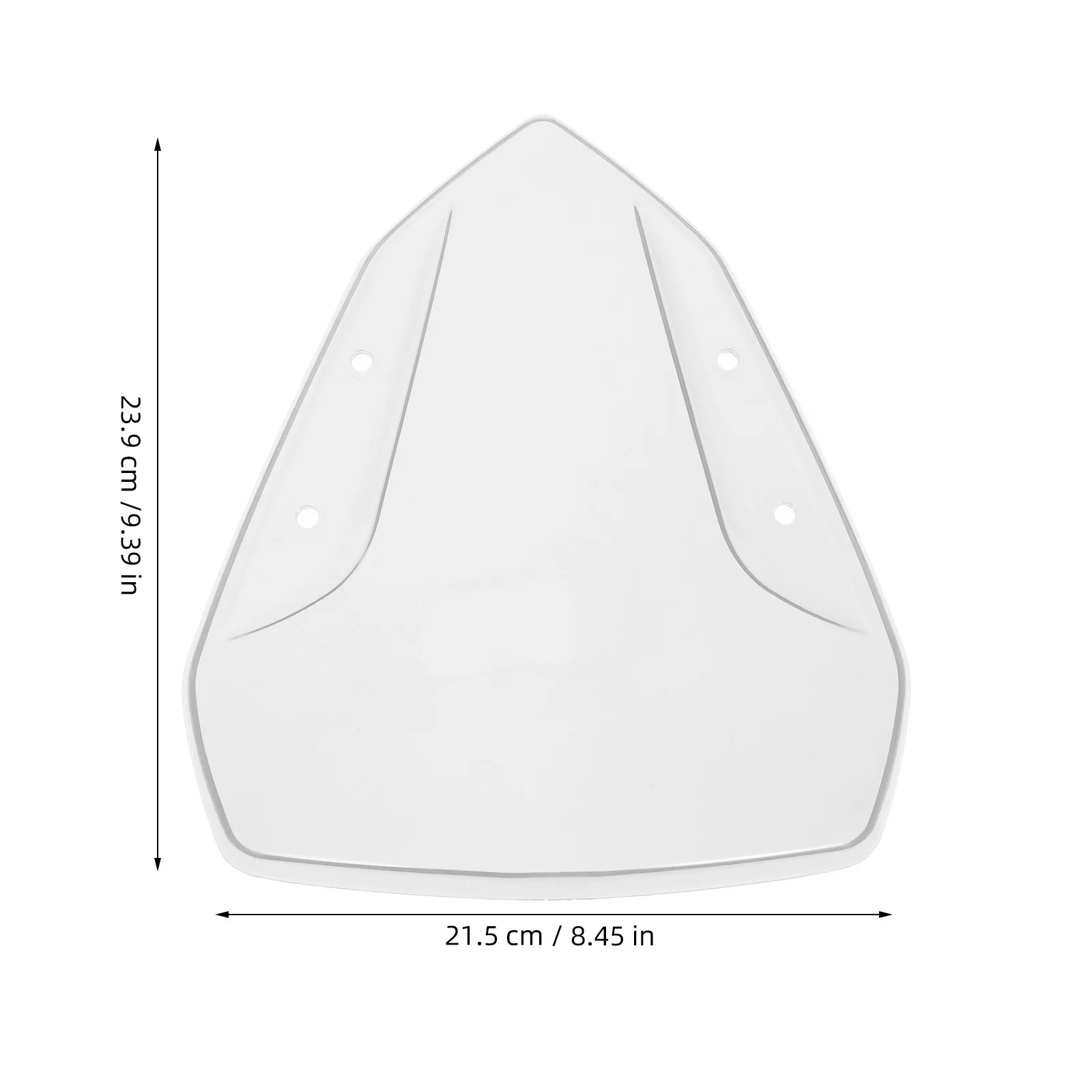 Plastic Motorcycle Windscreen Replacement for Nvx155 Clear Front Windshield Delivers Excellent Visibility Wind Deflection and