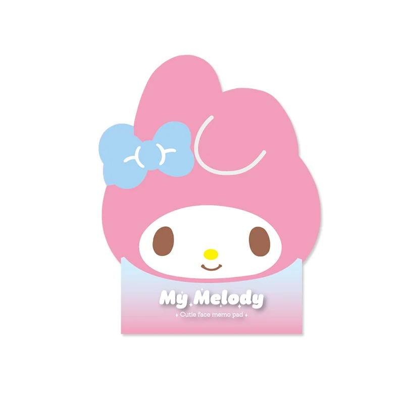 Sanrio Cartoon Sticky Notes, Material de Escritório Bonito, Material Escolar Engraçado, 1 Conjunto