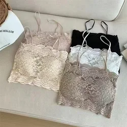 Women's Cotton Underwear Tube Tops Sexy Lace Top Fashion Printed Bra Without Steel Ring Girls Outdoor Comfort Tank Up Lingerie