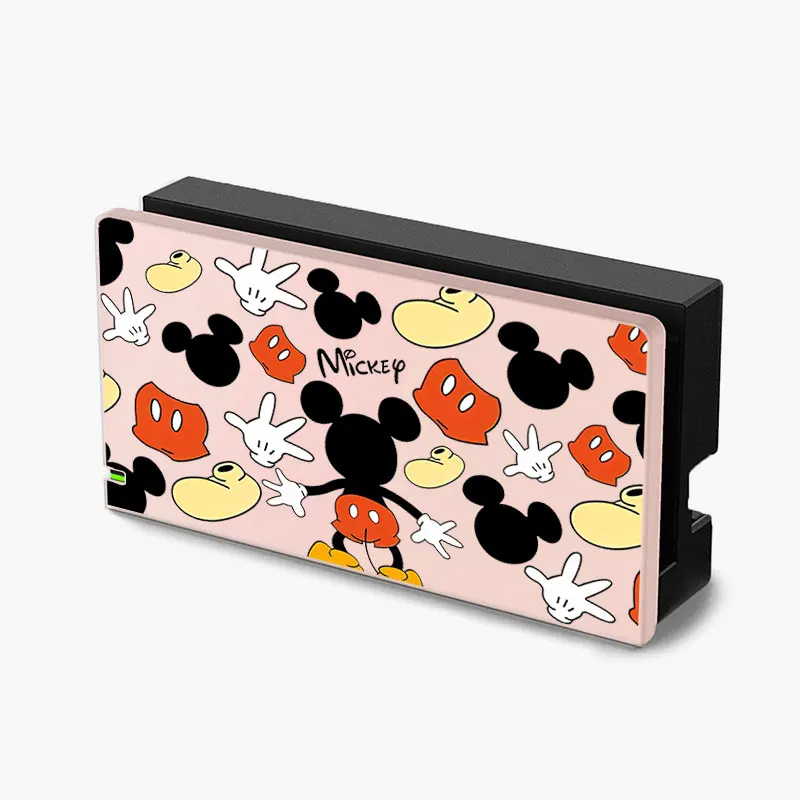 Faceplate Protective Cover For Nintendo Switch Oled TV Dock Station Cartoon Anime Mouse Decorative Replacement Front Plate Case