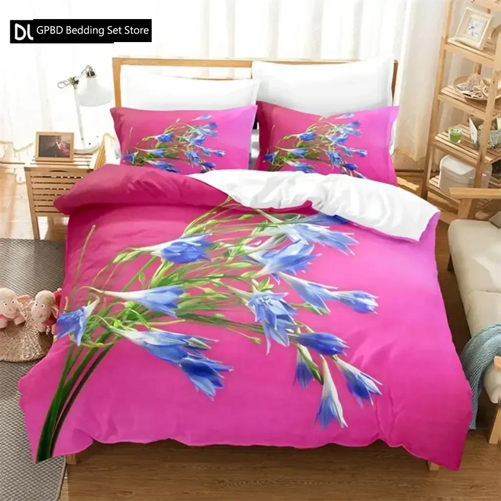 

Blue Flower Butterfly Supplies Set Duvet Cover Set Bedding Sets For Adults Bed With Pillowcases No Filling Luxury Birthday Gifts