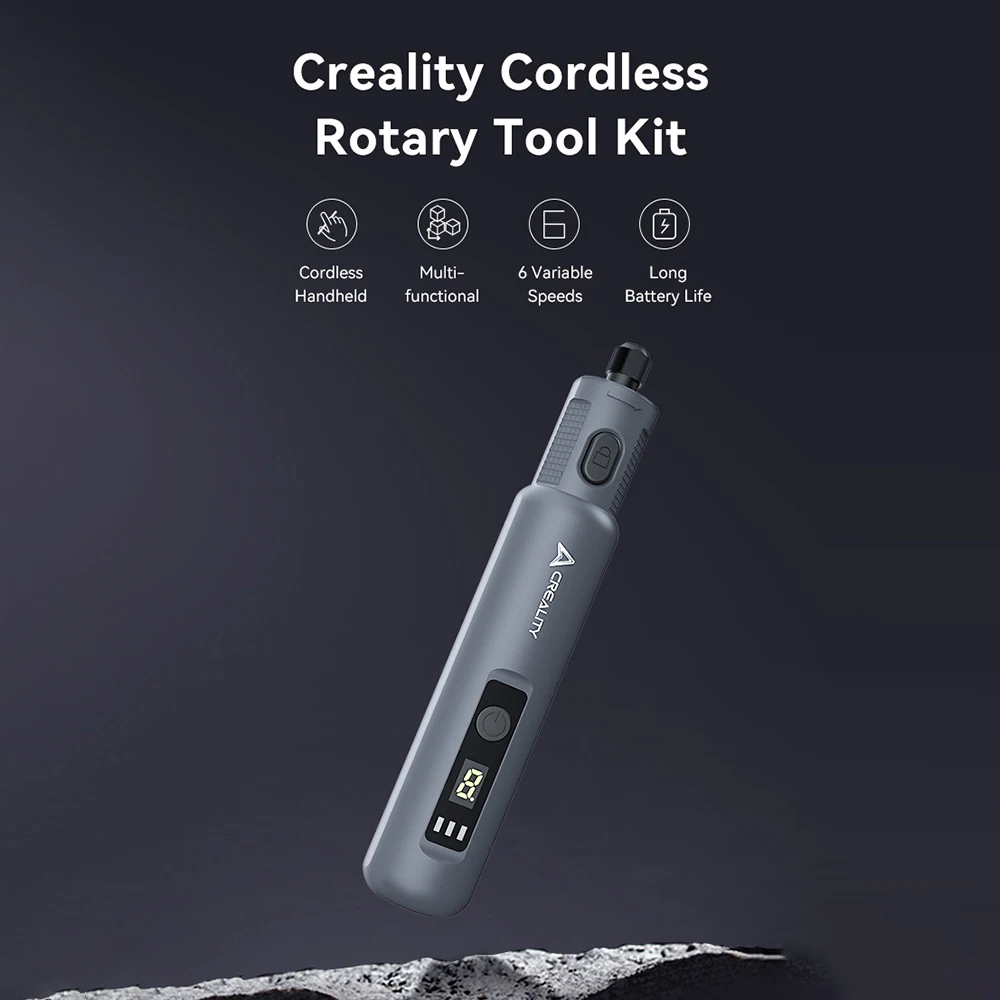 

24pcs Drill Bits Creality Cordless Rotary Tool Kit 10000-18000RPM 6 Variable Speeds Multi Power Carving Tools Powered By 3.7V