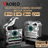 New TWS Gaming Headset Bluetooth 5.5 High Fidelity Bass Wireless Headphone In-Ear IPX7 Waterproof Sports Noise Reduction Earbuds