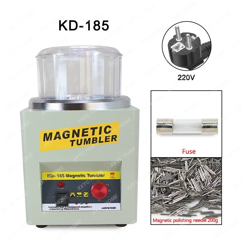 Manufacturer!!! KD/KT-185 Magnetic Tumbler Jewelry Polisher Finisher Finishing Machine, Magnetic Polishing Machine AC 110V/220V