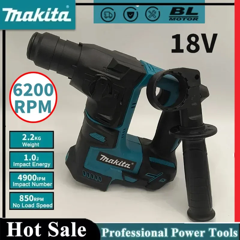 

2026 Makita Brushless Hammer Cordless Electric Hammer 18V Lithium Battery Wireless Drills Makita 18v Power Tools