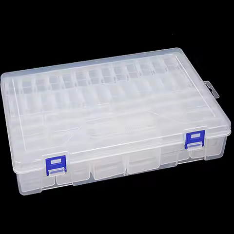 Diamond painting storage tools,52 Grid Plastic Storage Boxes, Multi-Purpose Crafts, Beads, Jewelry Storage Tools.