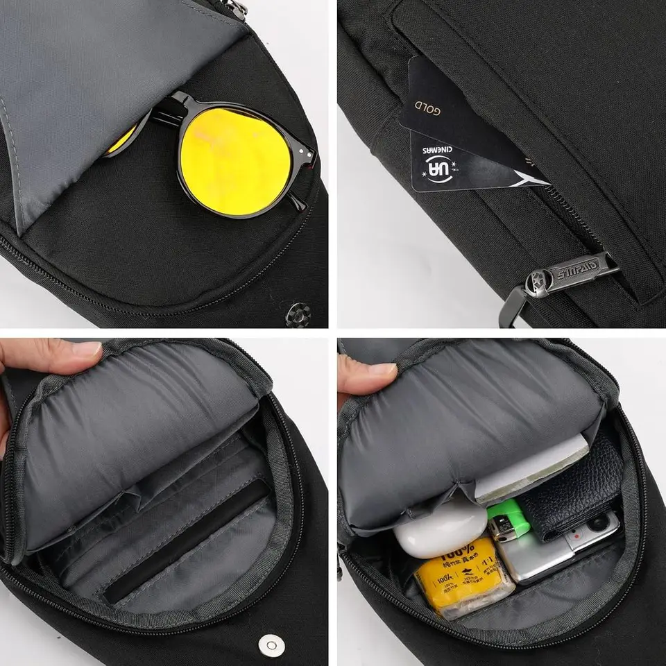 Compact Lightweight Unisex Sling Backpack for Travel