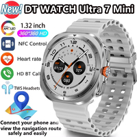 2025 NEW DT Watch Ultra Smart Watch Bluetooth Music 32GB GPS Navigation Compass TWS headphones Heart rate monitoring Smart watch