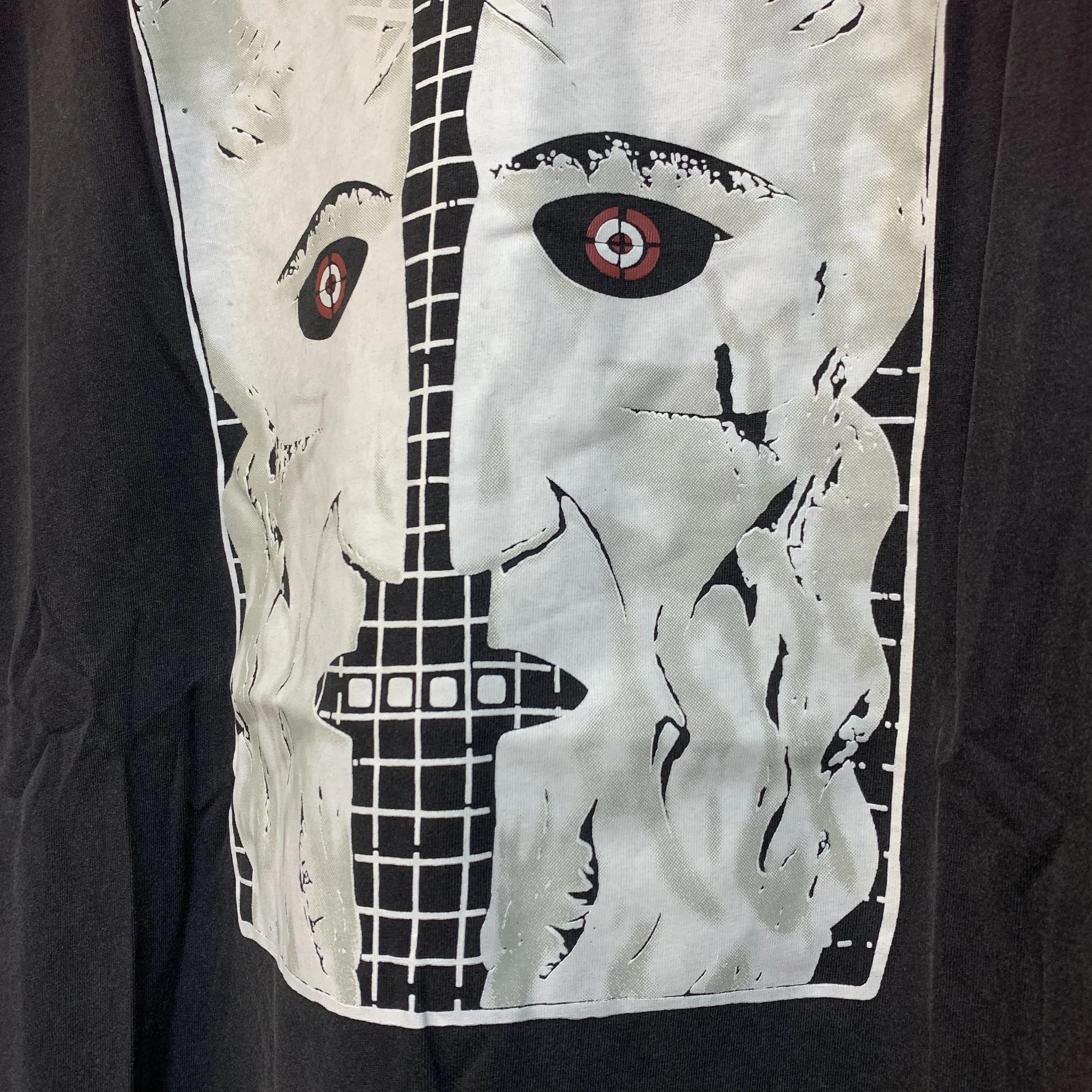 

Хорошее качество, футболка Saint «Human Fear», крутая модная уличная стираная винтажная свободная футболка для мужчин и женщин, летний стиль